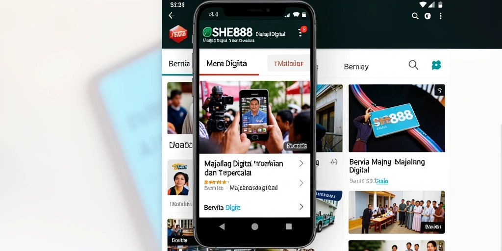 Tampilan antarmuka aplikasi SH888 yang modern dan fungsional.