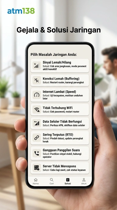 Tampilan link alternatif atm138