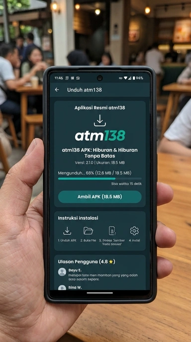 Tampilan halaman APK atm138